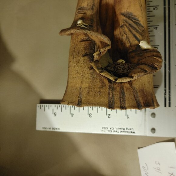Rumsey Vase Pottery Birds Tree Trunk Art Nature 8 inches by 4 inches - Picture 4 of 16